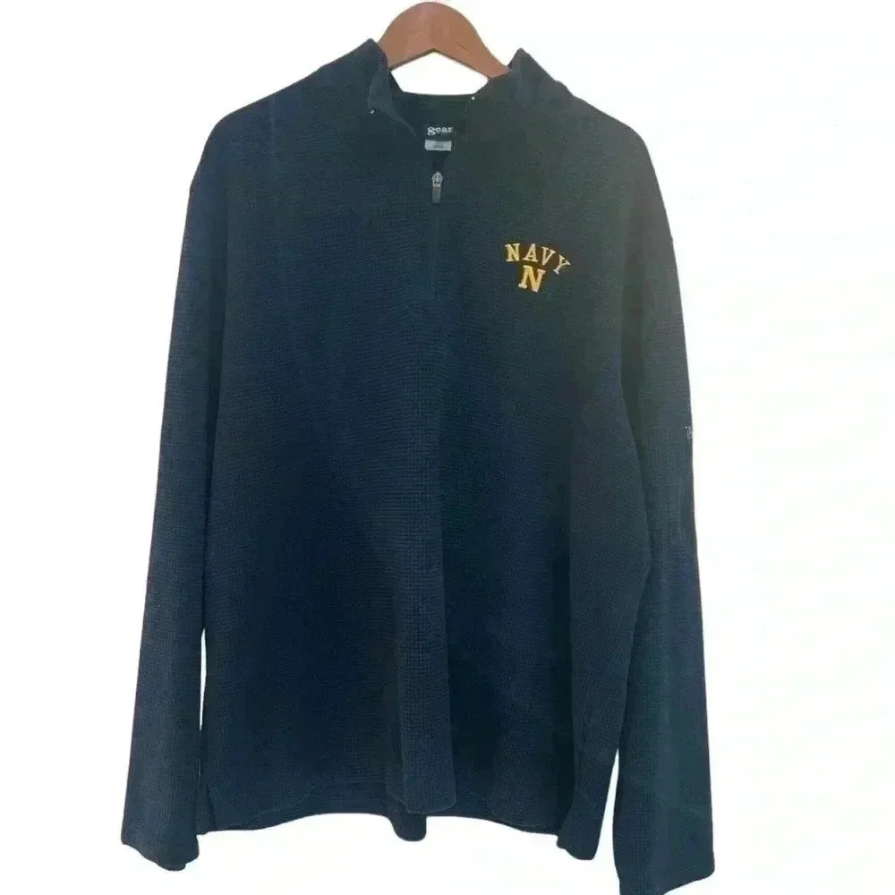 Gear Navy Men’s Blue Quarter Zip Pullover Size XXL